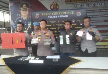 Polres Cimahi Ungkap 9 Kasus Curanmor dalam Sepekan, 13 Tersangka Ditangkap