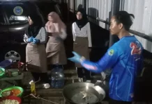 Tagana Simulasikan Penyediaan Gizi Darurat kepada Mahasiswa Poltekkes