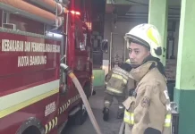 Satu Rumah Kontrakan Terbakar di Bojongloa Kidul Bandung
