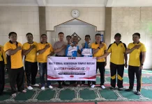 Sapu, Ember dan Senyum, Polsek Jalancagak Sambut HUT Bhayangkara Ke-80