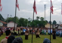 Latgab Pramuka Jadi Lebih Bermakna,Dengan Hadirnya Kapolsek Jalancagak