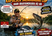 Sambut HUT Bhayangkara Ke-80, Polsek Jalan cagak Gelar Mancing Mania