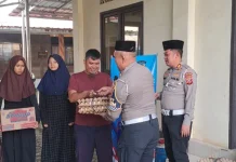 "Polantas Menyapa", HUT Bhayangkara Satlantas Polres Subang Beri Sembako Anak Yatim