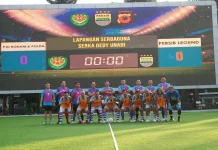 Kodam dan Polda Jabar Bangun Kebersamaan lewat Laga Persahabatan Persib Legend