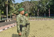 Bina Jati Diri Bangsa,Kodim Subang, Latih 60 Siswa Kadet Korp Republik Indonesia