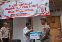 Bantuan Kemanusiaan,Polisi Salurkan Rumah Layak Huni