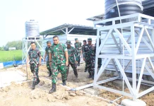 Tinjau Tiga Wilayah, Kasdam Pastikan Pembangunan Yonif TP Sesuai Target