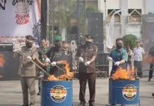 Pemusnahan Rokok Ilegal, Dirjen Bea Cukai : Hasil Penindakan Terpadu