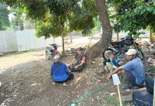 Perkuat Pembinaan Teritorial,Babinsa Koramil Tanjungsiang,Gelar Komsos