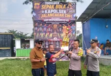 Pemcam Jalancagak Juara Turnamen Sepakbola Kapolsek Jalancagak Cup