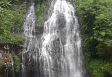 Pesona Alam Curug Tilu Leuwi Opat