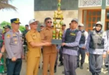 Ratusan Linmas Adu Kekompakan di Lomba PBB Sambut HUT Bhayangkara ke-80