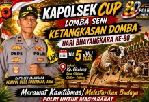 Sambut Hari Bhayangkara,Polsek Jalancagak Gelar Lomba Seni Ketangkasan Domba