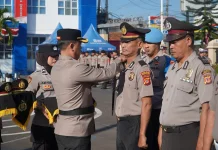 Personel Polres Tasikmalaya Naik Pangkat, Kapolres: Tingkatkan Etika dan Kinerja