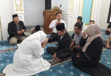 Tahanan Kasus Curat Menikah di Masjid Polres Tasikmalaya Kota