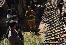 Rumah warga Terbakar,Diduga Korsleting Listrik