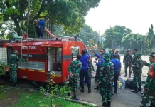 Kodim  Subang Siapkan 1 Unit Damkar, Bantu Masyarakat Krisis Air Bersih