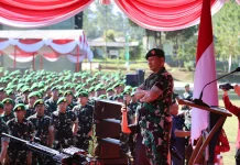 Pangdam Beri Pembekalan kepada 2.211 Personel Satuan TP Tahap IV