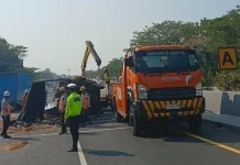 Tabrakan antara Truk di KM 94 Tol Cipali, 1 Korban Ditangani, Lalin Kembali Normal