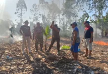 Kodim 0605/Subang Gelar Korve Bersih Sampah, di Eks TPS Ganitri Pasar Panjang