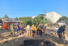 Dandim 0605/Subang, Korve Bersih Sampah Wujud Implementasi Perintah KSAD