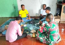Kebersamaan TNI-Rakyat di Anggasari Pamanukan Subang, Kunci Kemanan Lingkungan
