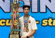 Anggota Satlantas Polres Tasikmalaya Raih Emas Kapolri Cup Taekwondo 2026