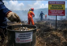 Satpol PP Ingatkan Bahaya Puntung Rokok di Cuaca Kemarau
