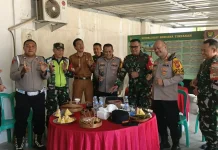 Silaturahmi Perkuat Sinergi  TNI-Polri di Pusakanagara Subang