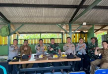 Ngopi Bareng Pererat Sinergitas TNI-POLRI dan Forkopimcam di Jalancagak