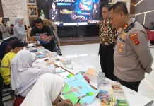 Beri Ruang Berkarya Pelajar SLB, Polrestabes Bandung Gelar Lomba Melukis Difabel