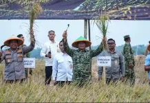 Panen Raya 218 Hektar di Sumedang, Pangdam III/Siliwangi Dukung Swasembada