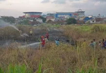 Kebakaran Lahan di Kota Tasikmalaya, Damkar : Empat Kejadian dalam Sehari