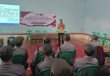 Warga Cikeusal Tasikmalaya Mendapat Pelatihan Tanggap Bencana dari Tagana