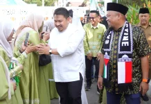 Haru dan Doa Iringi Pemberangkatan 367 Jemaah Umroh Akbar oleh Bupati Subang