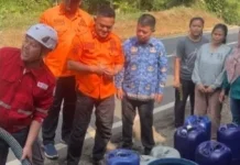 BPBD Cianjur Salurkan Air Bersih di Dua Kecamatan