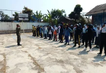 Anggota Paskibraka Kecamatan Jalancagak Ditempa Disiplin dan Nasionalisme