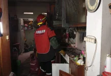 Kompor Lupa Dimatikan Jadi Pemicu Kebakaran Rumah di Pharmindo Cimahi