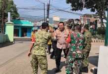 Polsek dan Koramil Cikalongwetan Perkuat Kolaborasi Jaga Kondusivitas Wilayah