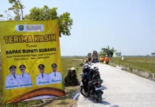 Saba Desa di Legonkulon, Bupati Reynaldy Pastikan Jalan Rigid 1,3 KM Segera selesai