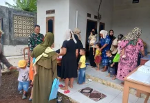 Babinsa Koramil 0511/Pusakanagara Hadir Monitoring Posyandu di Desa Kalentambo