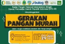 Bapanas, DPD dan DPR RI Gelar Gerakan Pangan Murah di Tamansari Tasikmalaya Besok