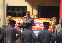 Kapolres Subang Tekankan Disiplin, dan 4 Prinsip Pelayanan saat Apel Jam Pimpinan