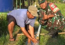 Bantu Warga dan Petani Terdampak Kemarau, Kodim 0605/Subang Bangun Sumur Bor