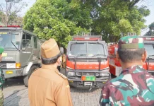 Antisipasi Kebakaran, TNI Pinjam Pakaikan Unit Damkar