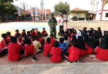 Cegah Aksi Bullying, Babinsa Pabuaran Beri Edukasi Siswa SDN 3 Pabuaran