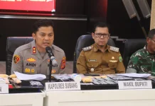 Gagalkan Peredaran Narkoba, Polres Subang Mendapat Apresiasi Dari Wakil Bupati