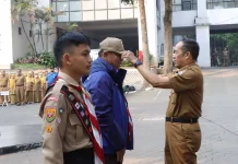 Wali Kota Cimahi Lepas 42 Kontingen Pramuka ke Jambore Nasional