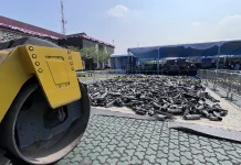 Polda Jabar Sita dan Musnahkan Ribuan Knalpot Brong, Upaya Wujudkan Jalan Kondusif
