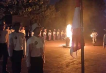 Api Unggun Persami KKRI Kodim 0605/Subang, Pererat Kebersamaan Pelajar Subang